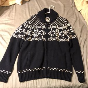 New Express sweater size Large navy blue